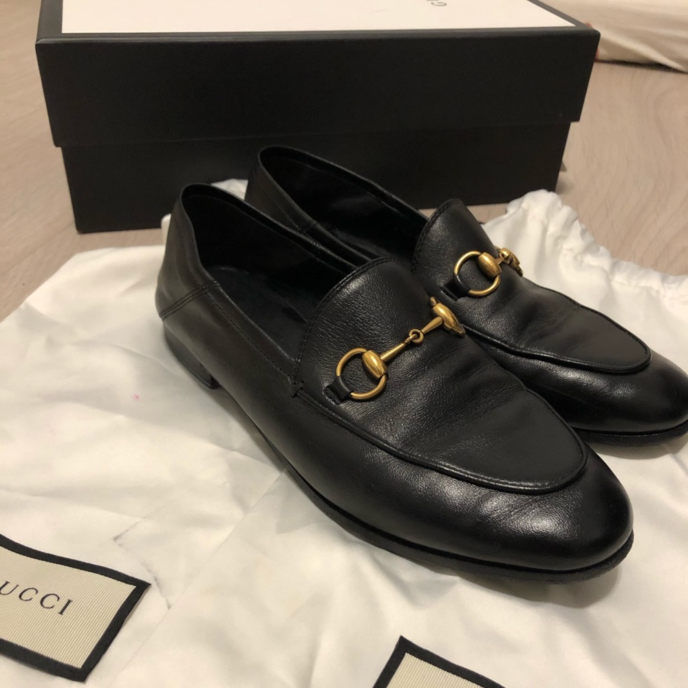 Gucci Leather Horsebit Loafer/Mules Women